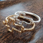 Cross Cuff Bracelet: Gold { product_type }}
