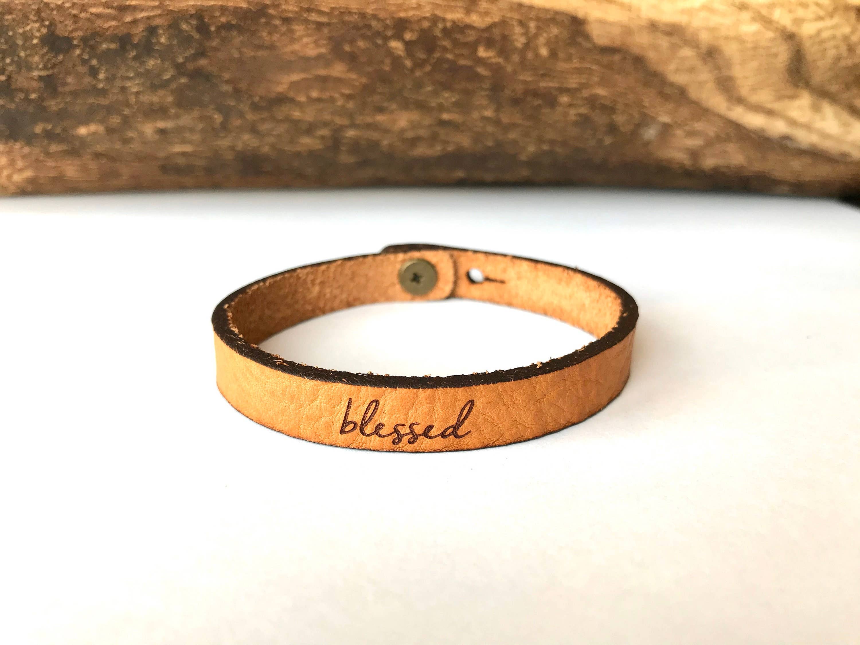 Cross Thin Leather Bracelet - Easter: Cross (Image) { product_type }}