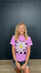 Checkered Daisy Tee { product_type }}