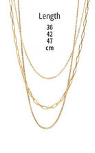 Gold Three Layer Necklace { product_type }}