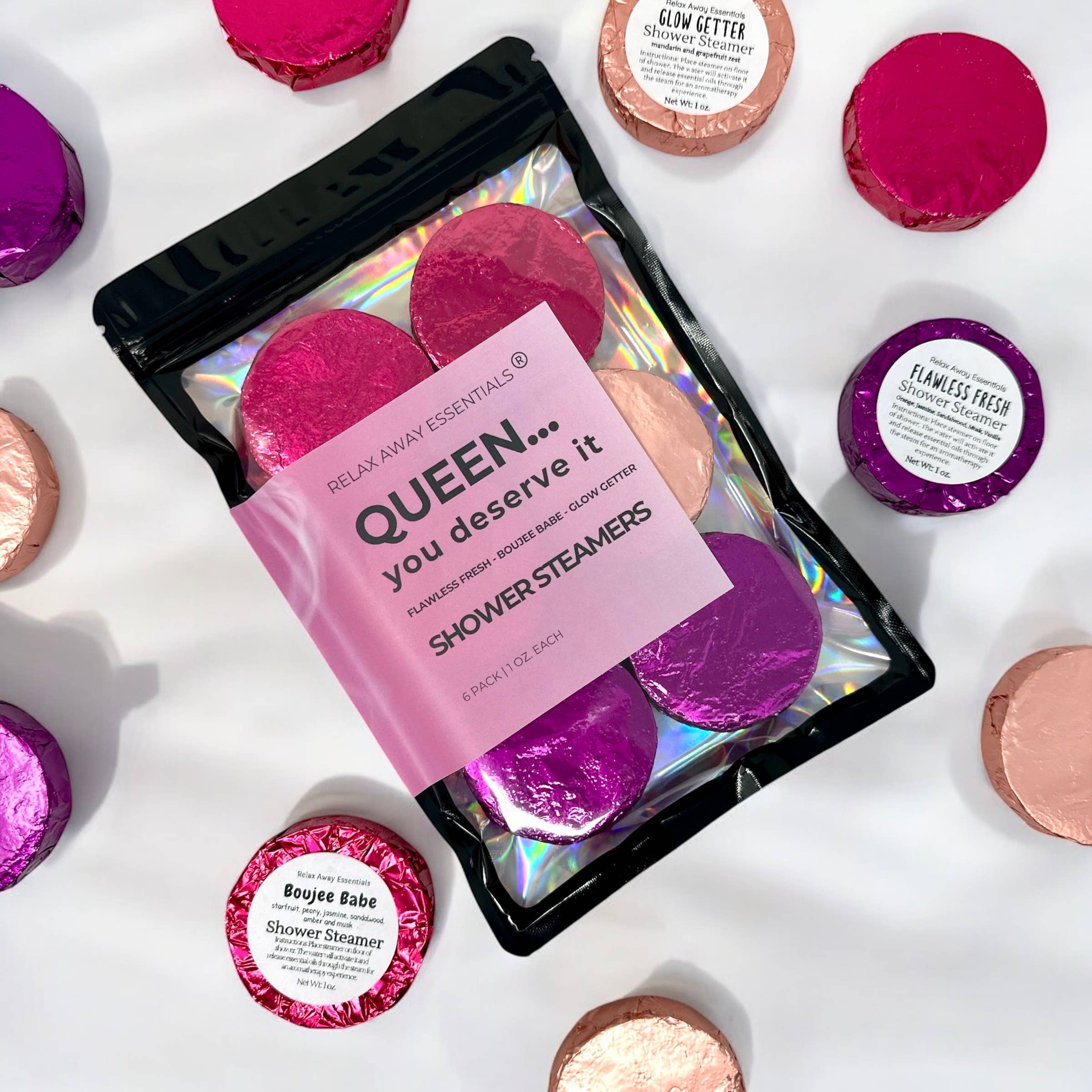 Queen... You Deserve It Shower Steamers 6 Pack { product_type }}