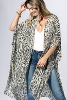 Wild Essence Leopard Print Kimono { product_type }}