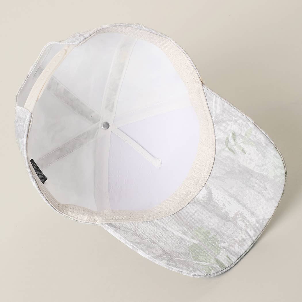GOD IS GOOD All The Time Patch Camo Baseball Cap: CAMO / One Size { product_type }}