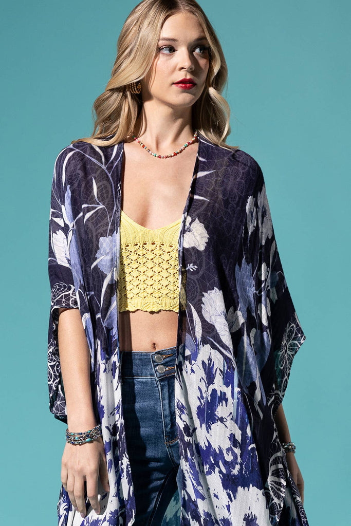 Lovina Kimono-Urbanista-Three Birdies Boutique, Women's Fashion Boutique Located in Kearney, MO