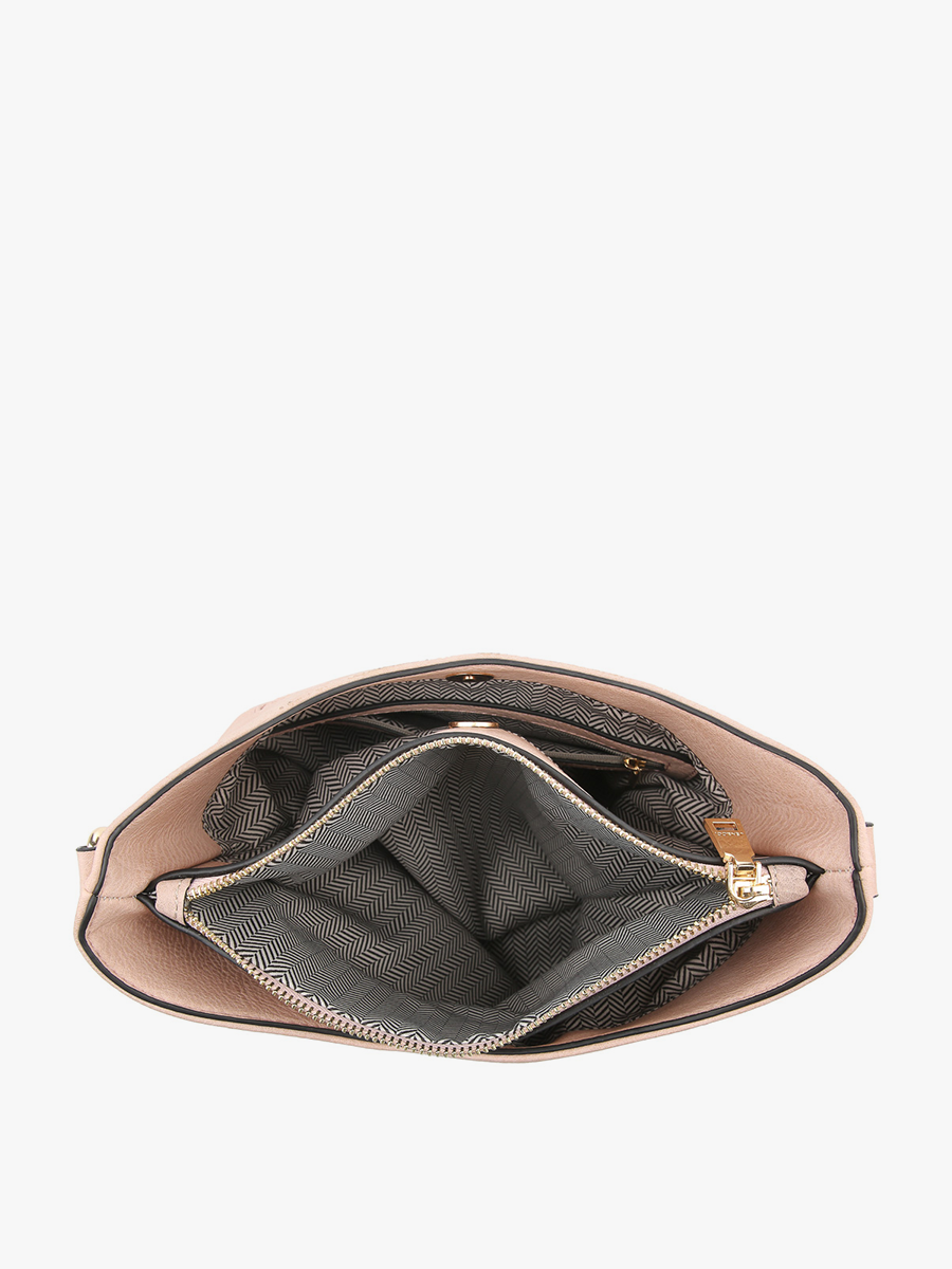 Emma Crossbody Bag with Snap Closure: Caramel { product_type }}