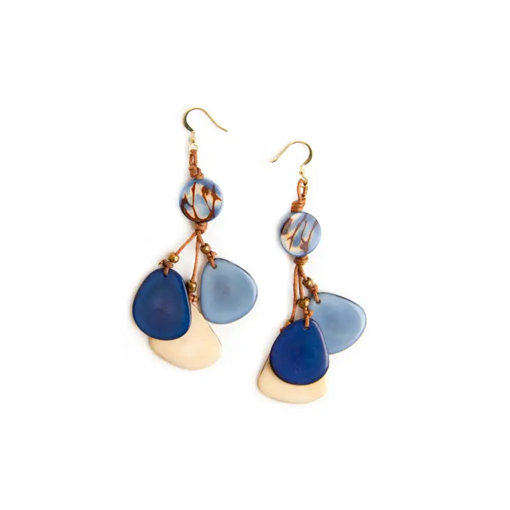 Allison Earrings-Earrings-Tagua-Three Birdies Boutique, Women's Fashion Boutique Located in Kearney, MO