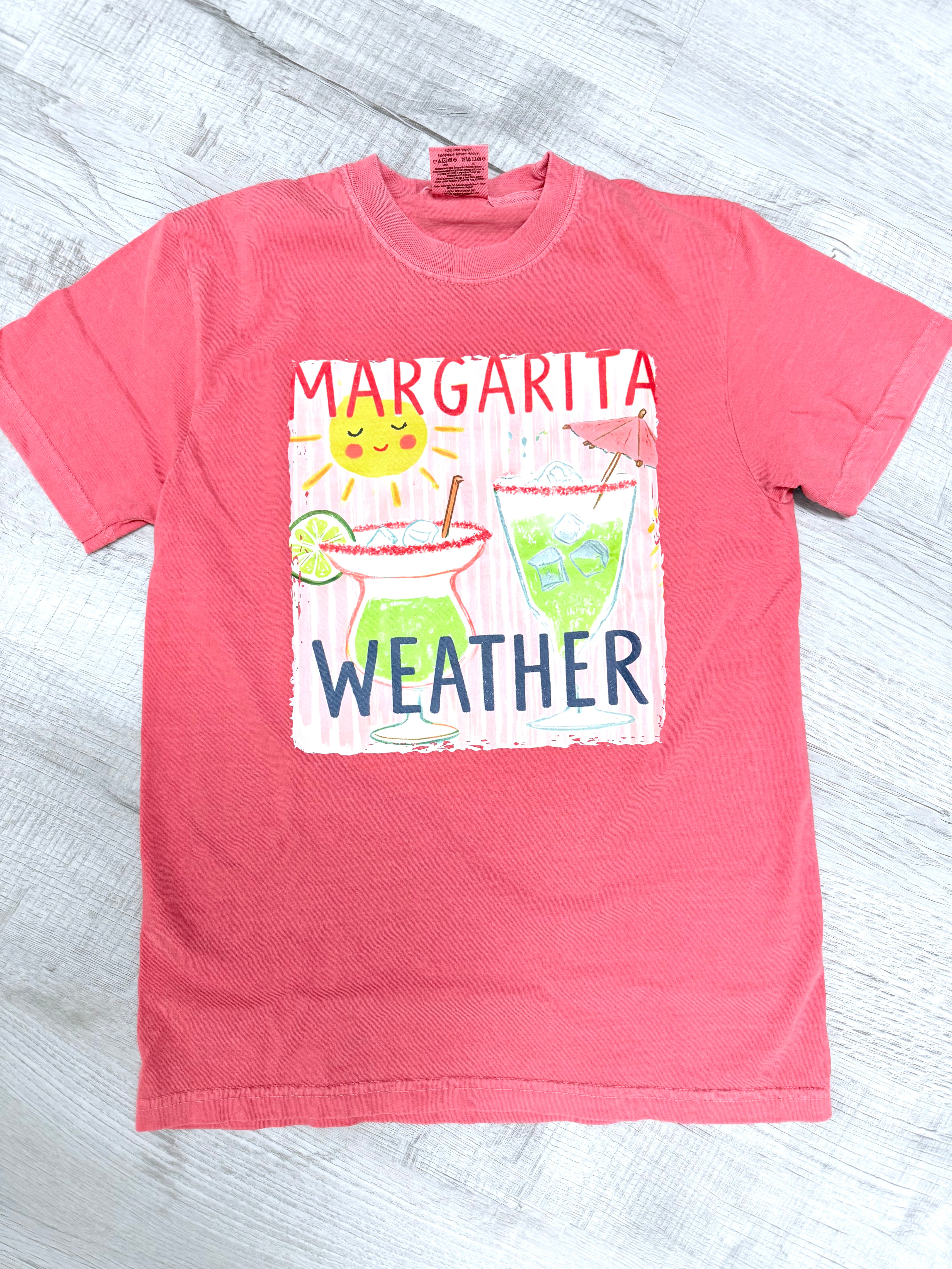 Margarita Weather Graphic Tee-Graphic Tees-TB TEES-Three Birdies Boutique, Women's Fashion Boutique Located in Kearney, MO