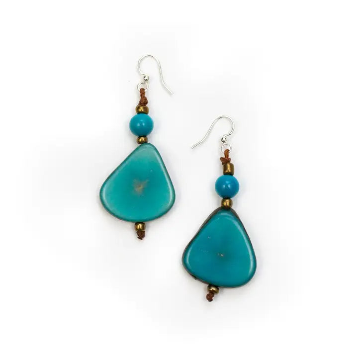 Alma Earrings-Earrings-Tagua-Three Birdies Boutique, Women's Fashion Boutique Located in Kearney, MO