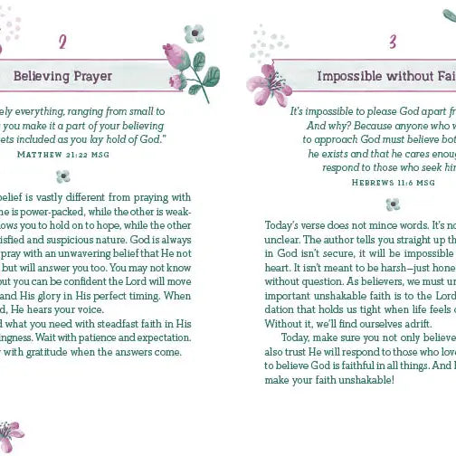 180 Bible Verses For An Unshakable Faith-Book-Barbour Publishing, Inc.-Three Birdies Boutique, Women's Fashion Boutique Located in Kearney, MO
