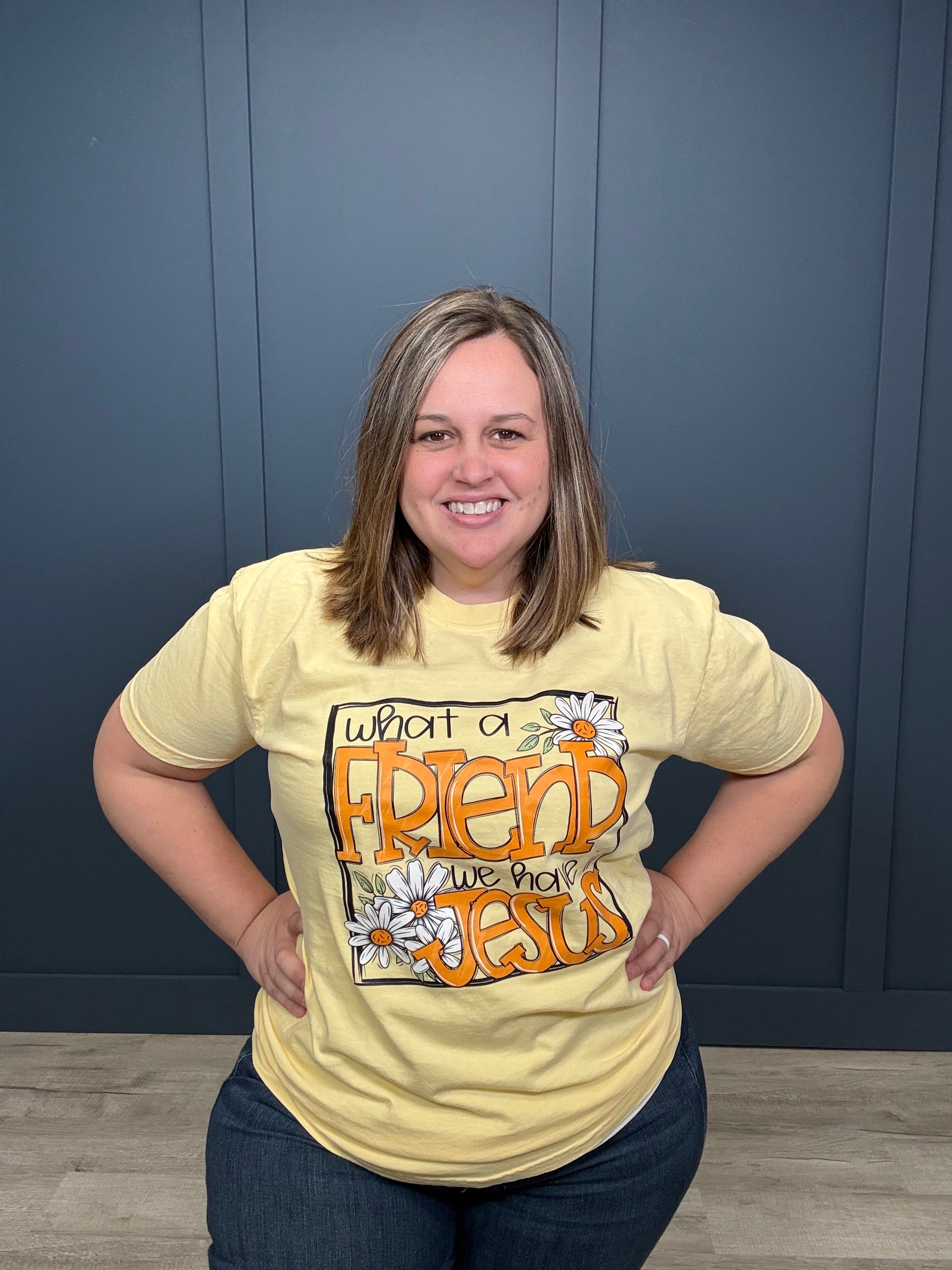 A Friend in Jesus Tee { product_type }}
