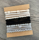 Boho Bracelet Hair Ties: Black { product_type }}