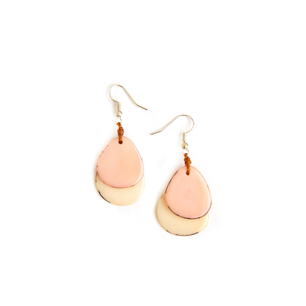 Fiesta Earrings-Organic Tagua Jewelry-Three Birdies Boutique, Women's Fashion Boutique Located in Kearney, MO