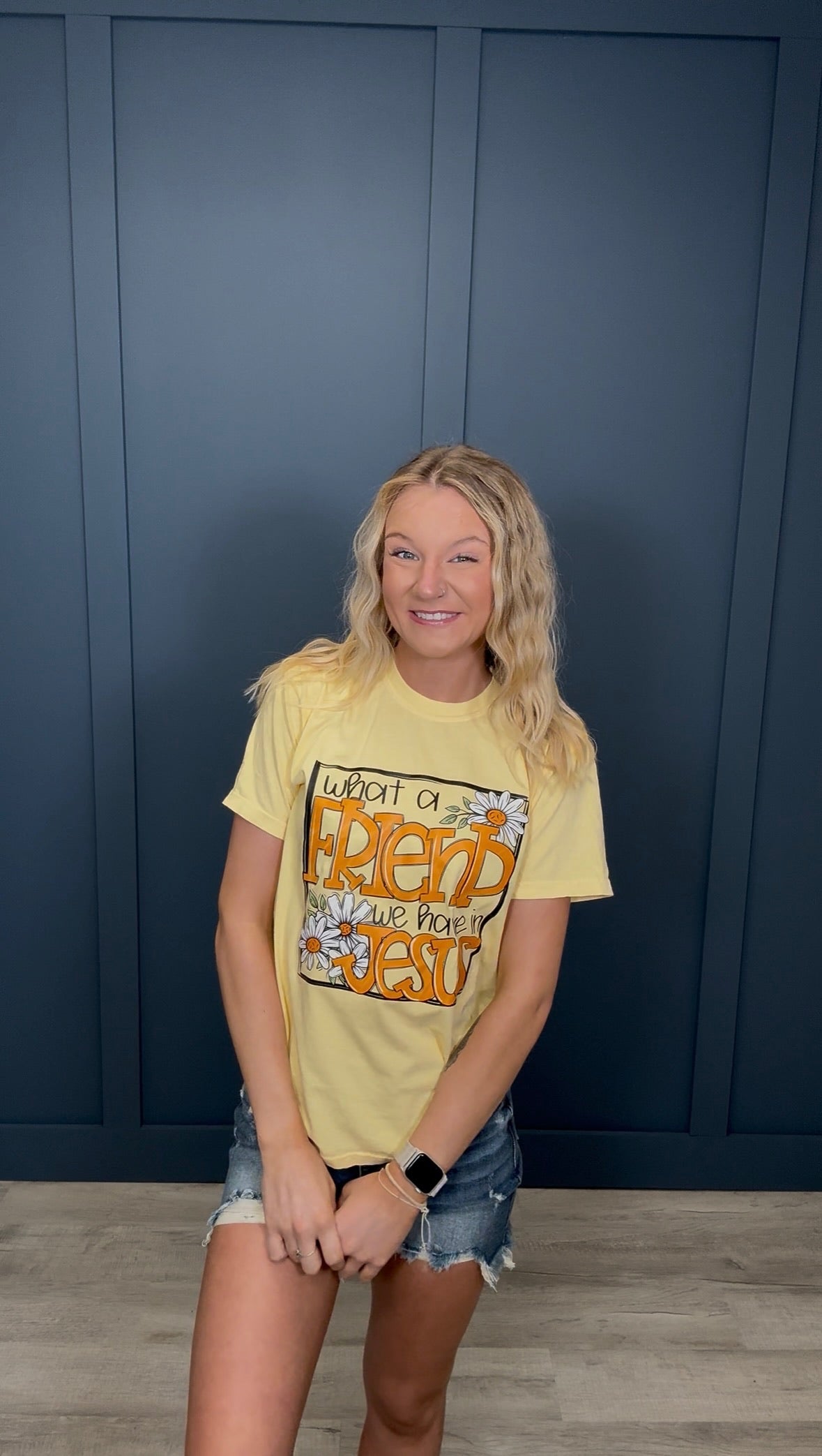A Friend in Jesus Tee { product_type }}