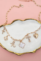 Charm Necklace – Clover, Bow, Cross, Heart, Flower { product_type }}
