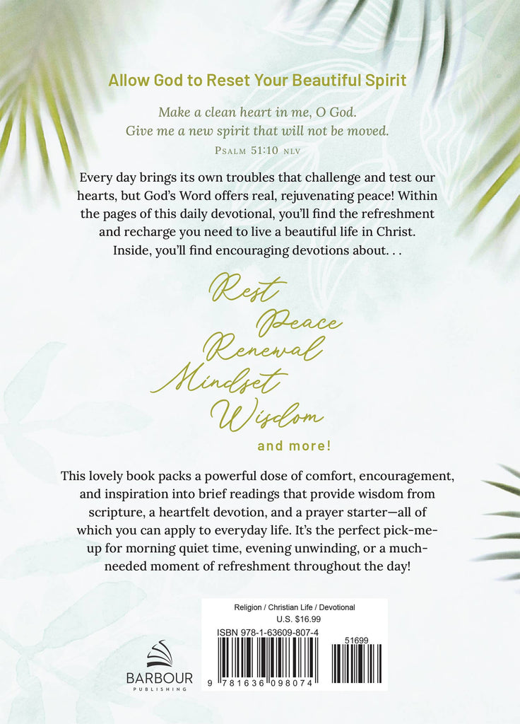 The 3-Minute Reset Devotional for Women-Barbour Publishing, Inc.-Three Birdies Boutique, Women's Fashion Boutique Located in Kearney, MO