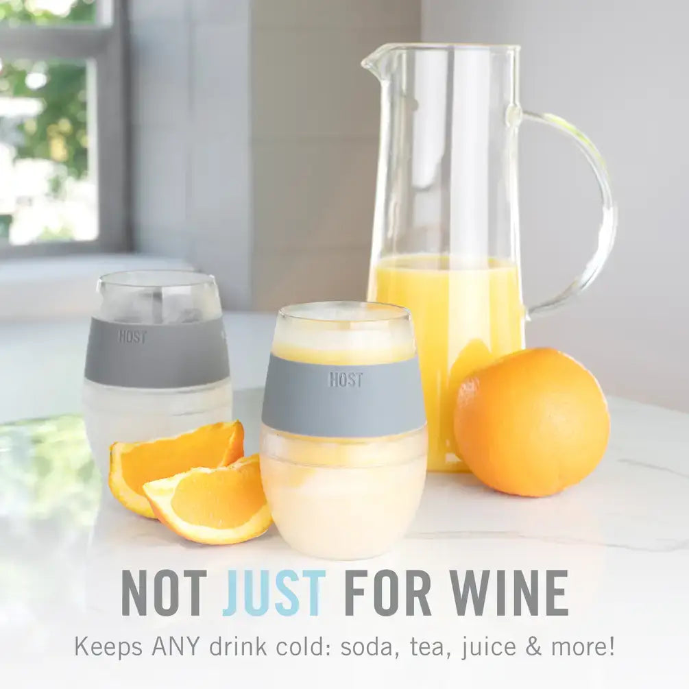 Wine FREEZE™ Cooling Cups - Asst Tinted Colors - CDU of 12-Gifts & Things-HOST-Three Birdies Boutique, Women's Fashion Boutique Located in Kearney, MO