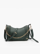 Artemis Crossbody w/ Stud Details: Taupe { product_type }}