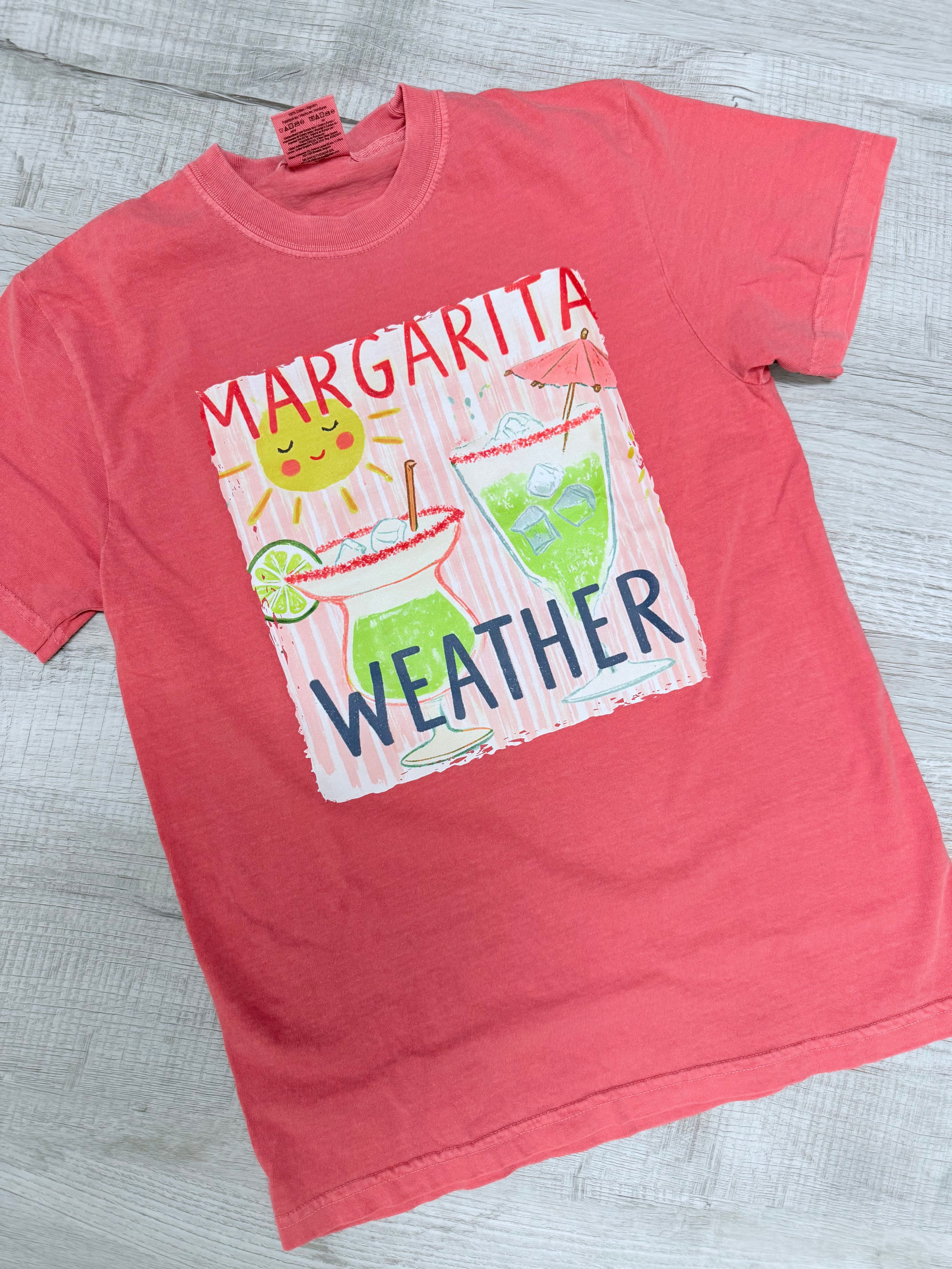 Margarita Weather Graphic Tee-Graphic Tees-TB TEES-Three Birdies Boutique, Women's Fashion Boutique Located in Kearney, MO