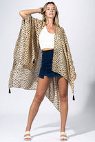 Cheetah Spirit Tassel Kimono { product_type }}
