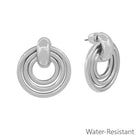 Triple Round Silver Earring-Accessories-What's Hot-Three Birdies Boutique, Women's Fashion Boutique Located in Kearney, MO