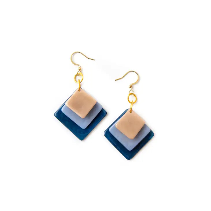 Minerva Earrings-Earrings-Tagua-Three Birdies Boutique, Women's Fashion Boutique Located in Kearney, MO