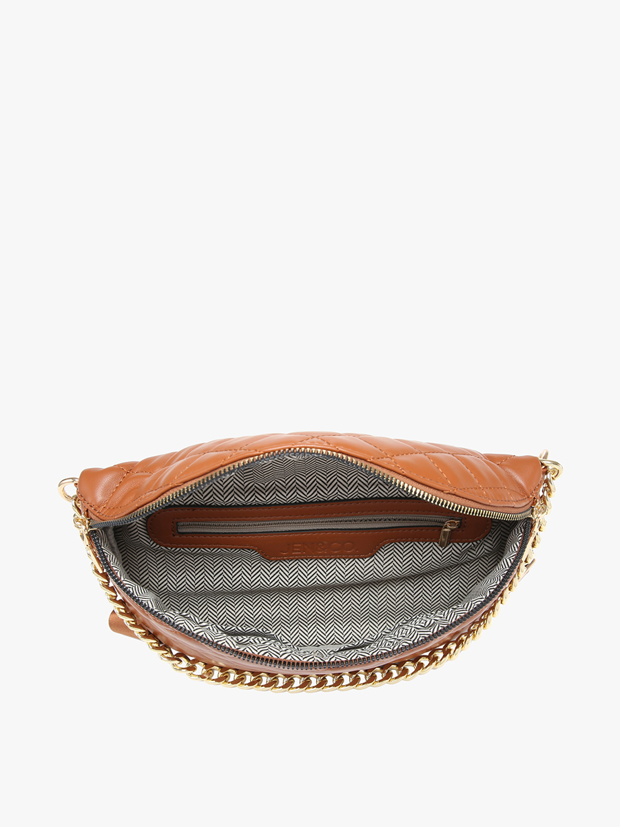 Sylvie Quilted Belt Bag: Black { product_type }}