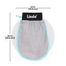 Lindo Dermaglove - Deep Exfoliation Mitt: Black/Pink { product_type }}