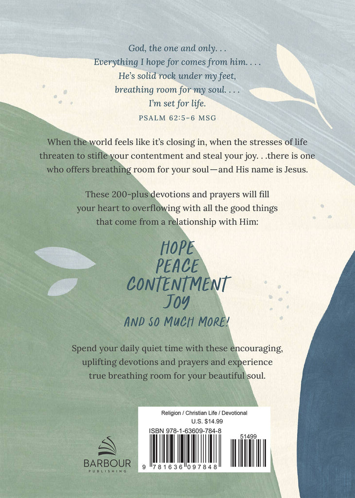 Breathing Room for My Soul: Devotions and Prayers for Women-Barbour Publishing, Inc.-Three Birdies Boutique, Women's Fashion Boutique Located in Kearney, MO