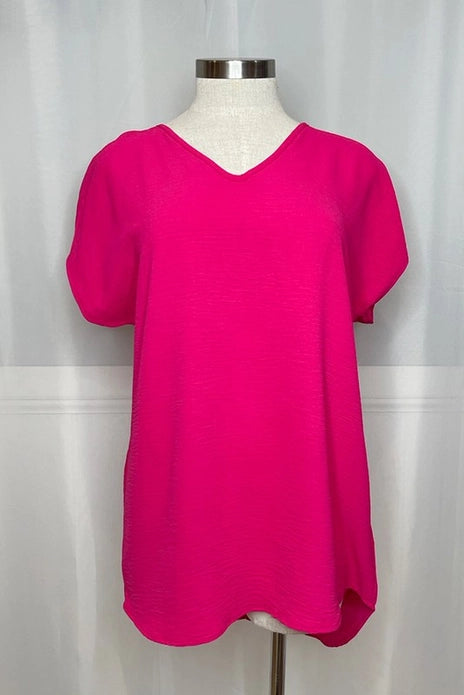 Dolman Sleeve Hi-Low Blouse-Shirts & Tops-Heimish-Three Birdies Boutique, Women's Fashion Boutique Located in Kearney, MO