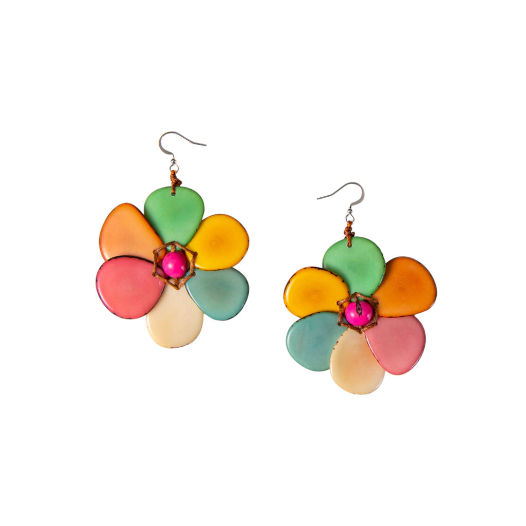 Rosalia Earrings-Organic Tagua Jewelry-Three Birdies Boutique, Women's Fashion Boutique Located in Kearney, MO