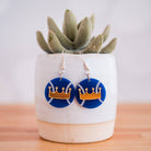 KC Baseball Petite Crown Baseball Dangles { product_type }}