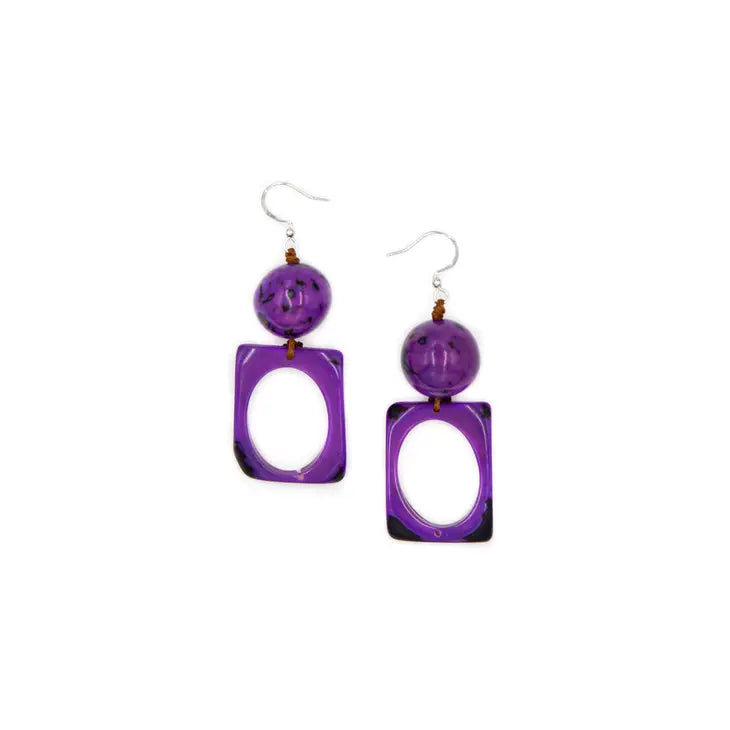Alejandra Earrings-Earrings-Tagua-Three Birdies Boutique, Women's Fashion Boutique Located in Kearney, MO