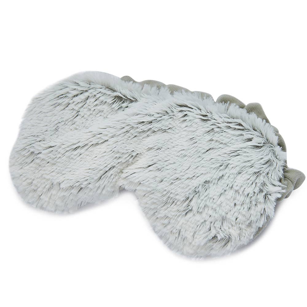 Marshmallow Eye Mask Gray-Apparel & Accessories-Warmies-Three Birdies Boutique, Women's Fashion Boutique Located in Kearney, MO