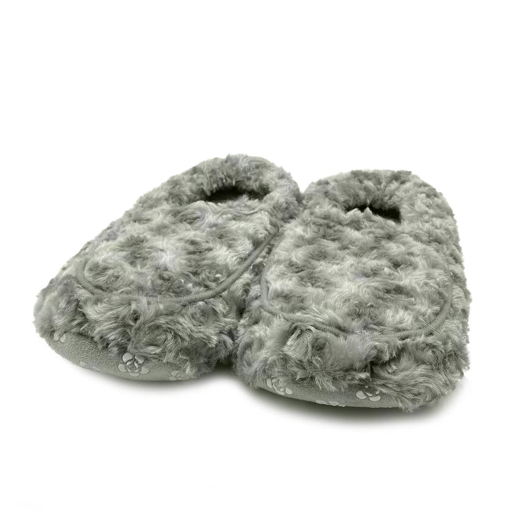 Curly Sage Green Slippers-Apparel & Accessories-Warmies-Three Birdies Boutique, Women's Fashion Boutique Located in Kearney, MO