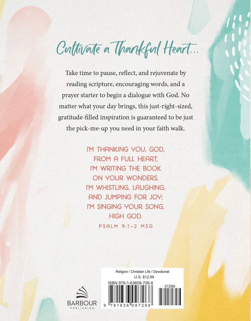 3-Minute Devotions for a Thankful Heart-Barbour Publishing, Inc.-Three Birdies Boutique, Women's Fashion Boutique Located in Kearney, MO