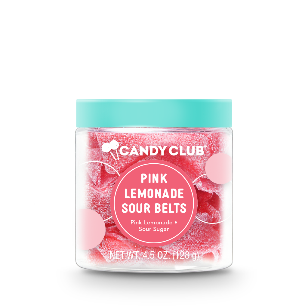 Pink Lemonade Sour Belts-Candy Club-Three Birdies Boutique, Women's Fashion Boutique Located in Kearney, MO