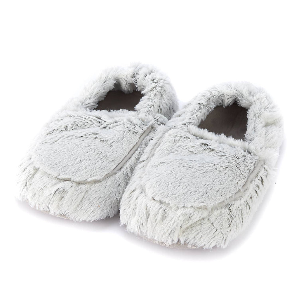 Marshmallow Gray Warmies Slippers-Apparel & Accessories-Warmies-Three Birdies Boutique, Women's Fashion Boutique Located in Kearney, MO