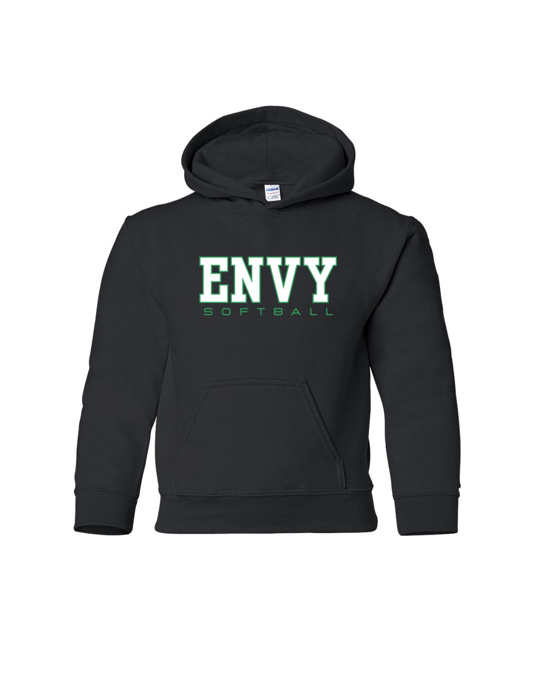 Youth Block Envy Softball Gildan Hoodie-Graphic Tees-TB TEES-Three Birdies Boutique, Women's Fashion Boutique Located in Kearney, MO