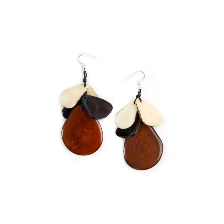 Jordin Earrings-Earrings-Tagua-Three Birdies Boutique, Women's Fashion Boutique Located in Kearney, MO