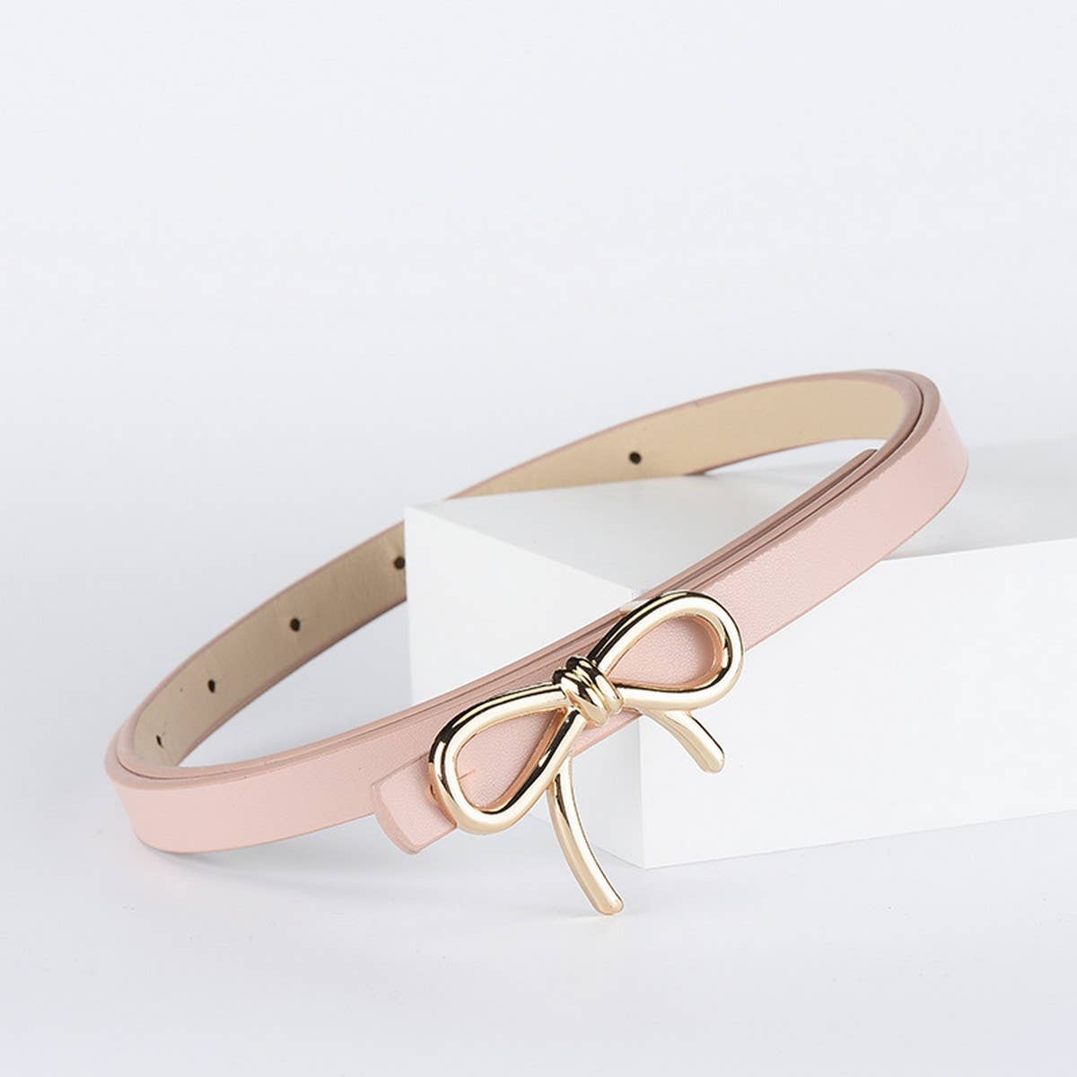 Bow Skinny Belt | Pink { product_type }}
