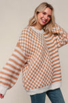 Checker Stripe Sweater { product_type }}