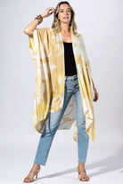 Brushstroke Floral Kimono { product_type }}