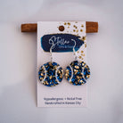 KC Baseball Chunky Glitter Baseball Dangles { product_type }}
