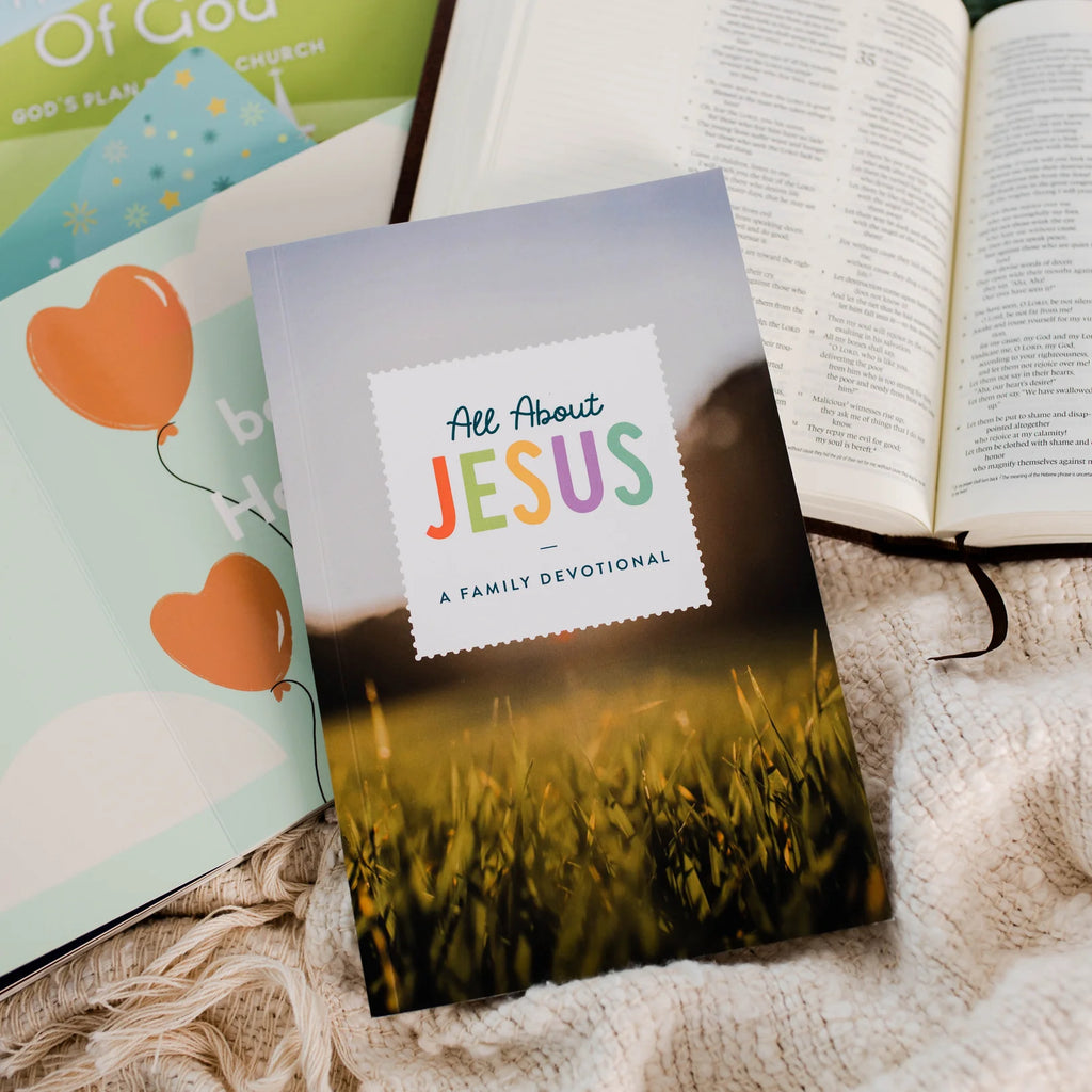 All About Jesus | A Family Devotional-Book-The Daily Grace Co-Three Birdies Boutique, Women's Fashion Boutique Located in Kearney, MO