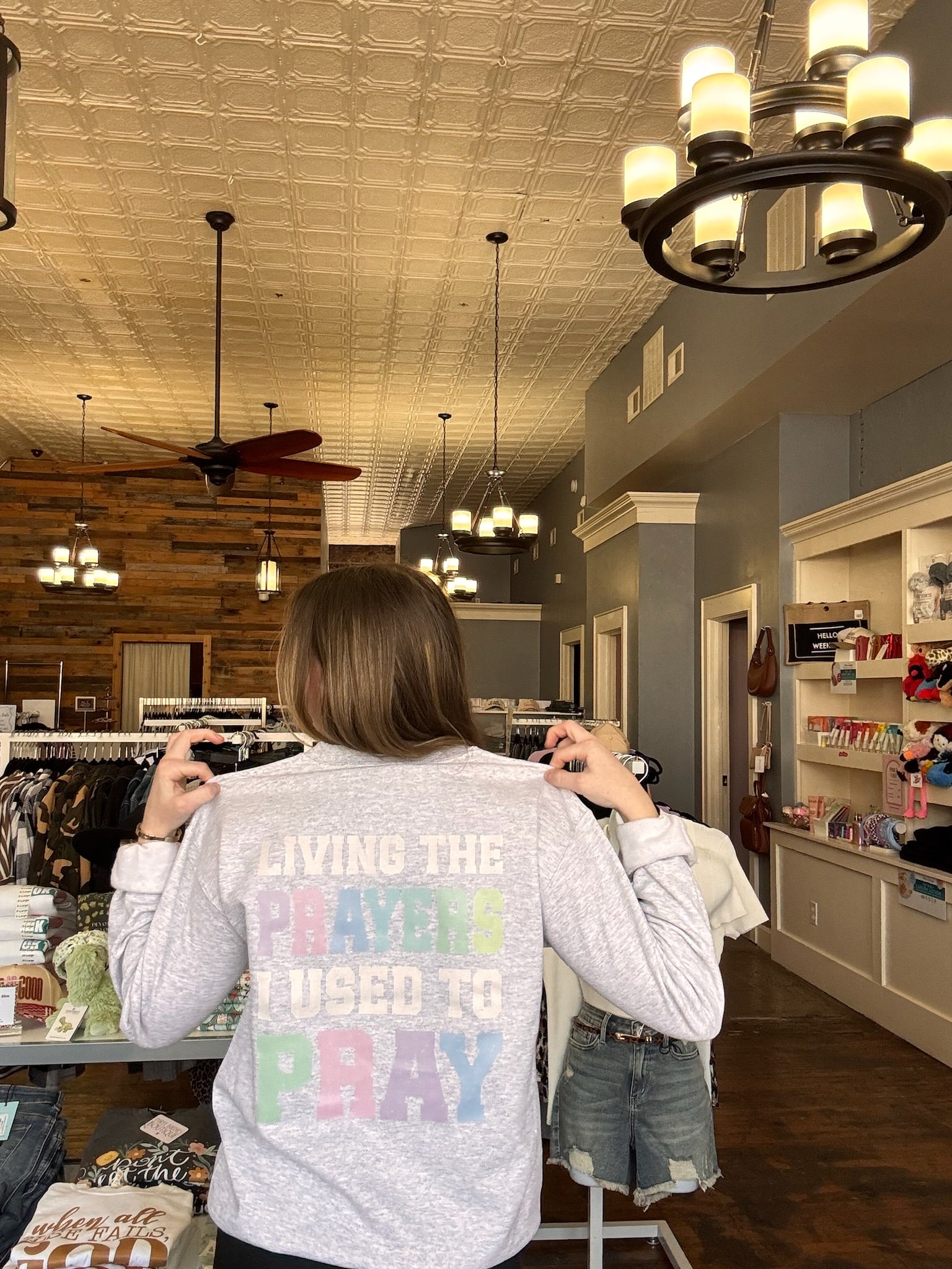 Just Pray Crewneck { product_type }}