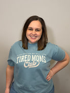 Tired Moms Club Graphic Tee-Graphic Tees-Tres Birdos Graphic Tees-Three Birdies Boutique, Women's Fashion Boutique Located in Kearney, MO