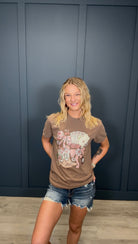 Preppy Western Print Tee { product_type }}