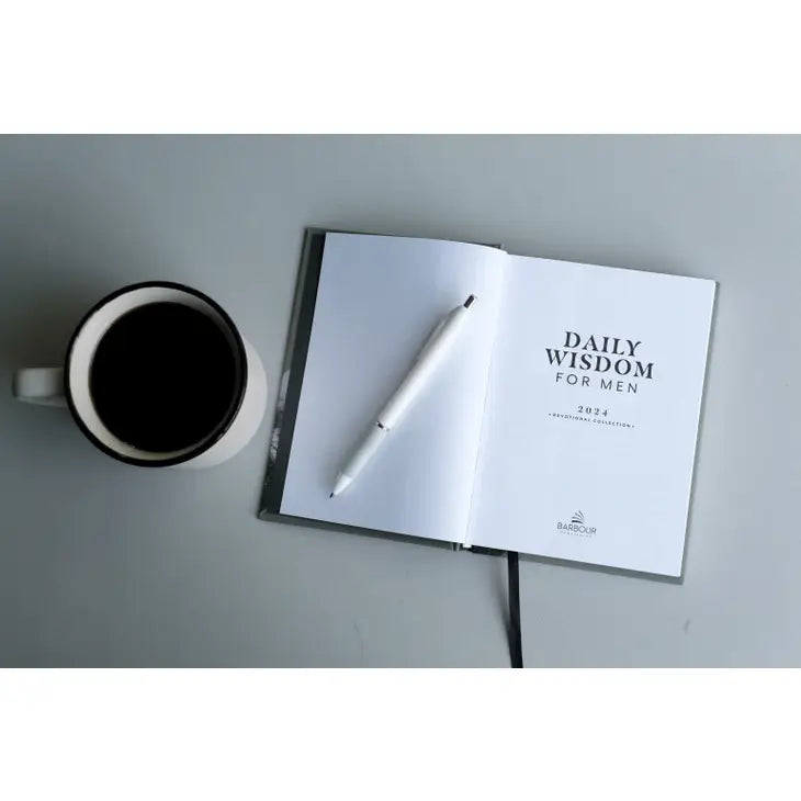 Daily Wisdom For Men: 2024 Devotional Collection-Book-Barbour Publishing, Inc.-Three Birdies Boutique, Women's Fashion Boutique Located in Kearney, MO