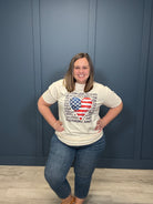 Painted USA Heart { product_type }}