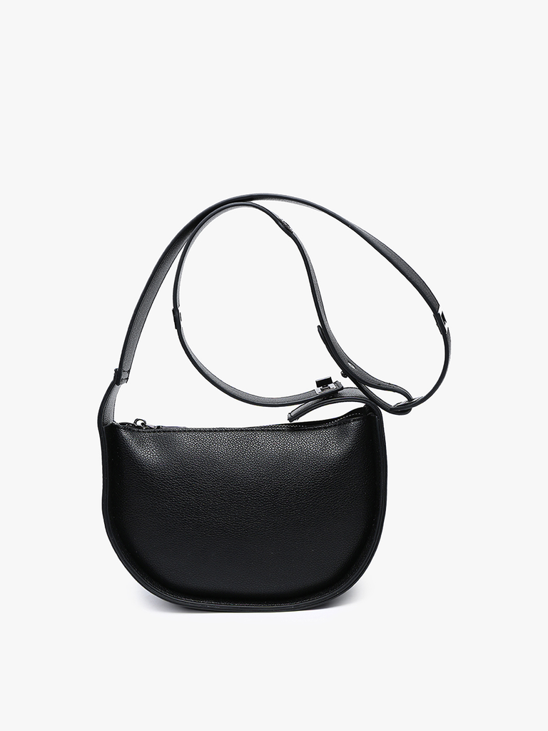 Celine Crescent Black Shoulder Bag -Handbag-Jen & Co.-Three Birdies Boutique, Women's Fashion Boutique Located in Kearney, MO